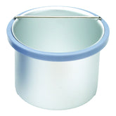 Satin Smooth metal can on a white background