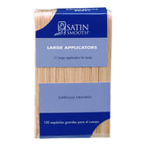 Box of Satin Smooth large applicators on a white background