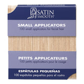 Box of Satin Smooth small applicators for facial hair on a white background