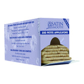 Satin Smooth 500 Petite Applicators Value Pack for precise waxing and cosmetic application tasks.