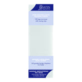Packaging of Satin Smooth non-woven cloth waxing strips on a white background