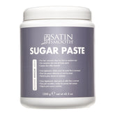Jar of Satin Smooth Sugar Paste on a white background