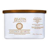 Satin Smooth Golden Quartz hair removal product container on a white background