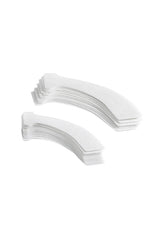 Stacks of Satin Smooth EZ Grip Non-Woven Contour Facial Strips with contours facing forward to show their shape