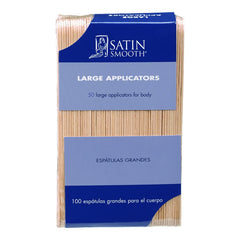 Box of Satin Smooth large applicators on a white background