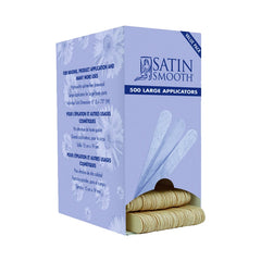Box of Satin Smooth large applicators on a white background