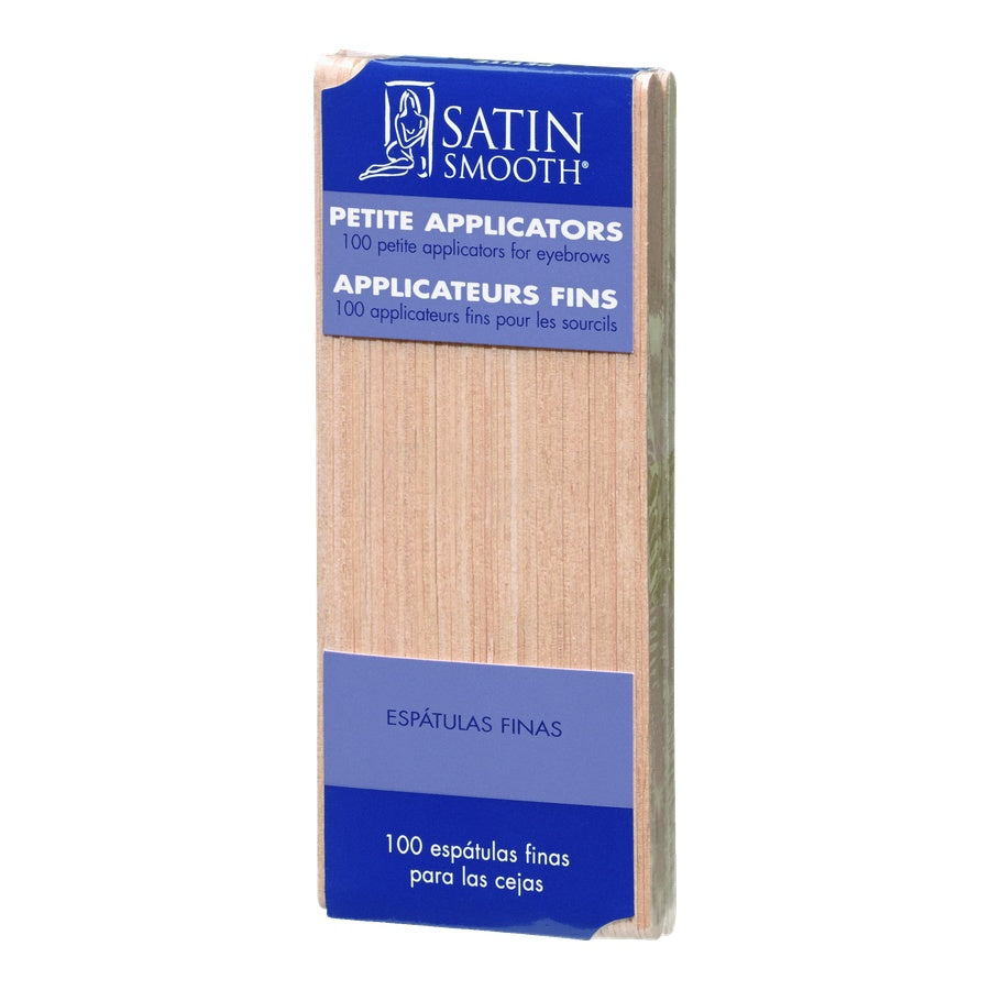 Pack of Satin Smooth petite applicators on a white background