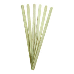 Satin Smooth petite wooden applicator sticks fanned out for detail waxing and beauty treatments.