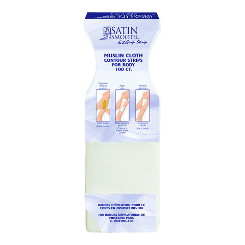 Muslin Body Wax Strips – Satin Smooth