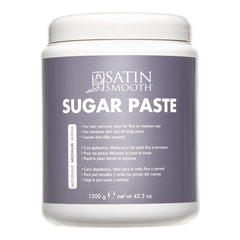Jar of Satin Smooth Sugar Paste on a white background