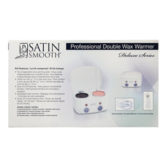 Satin Smooth professional double wax warmer packaging on a white background