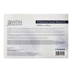 Back of a Satin Smooth product packaging with text and branding.