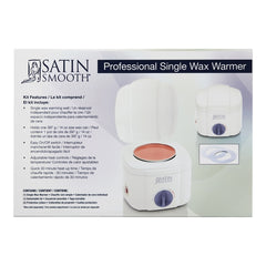 Satin Smooth professional single wax warmer packaging on a white background