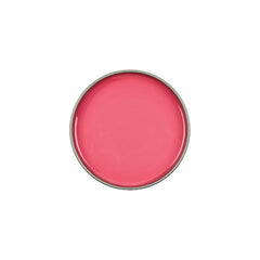 Pink makeup compact on a white background