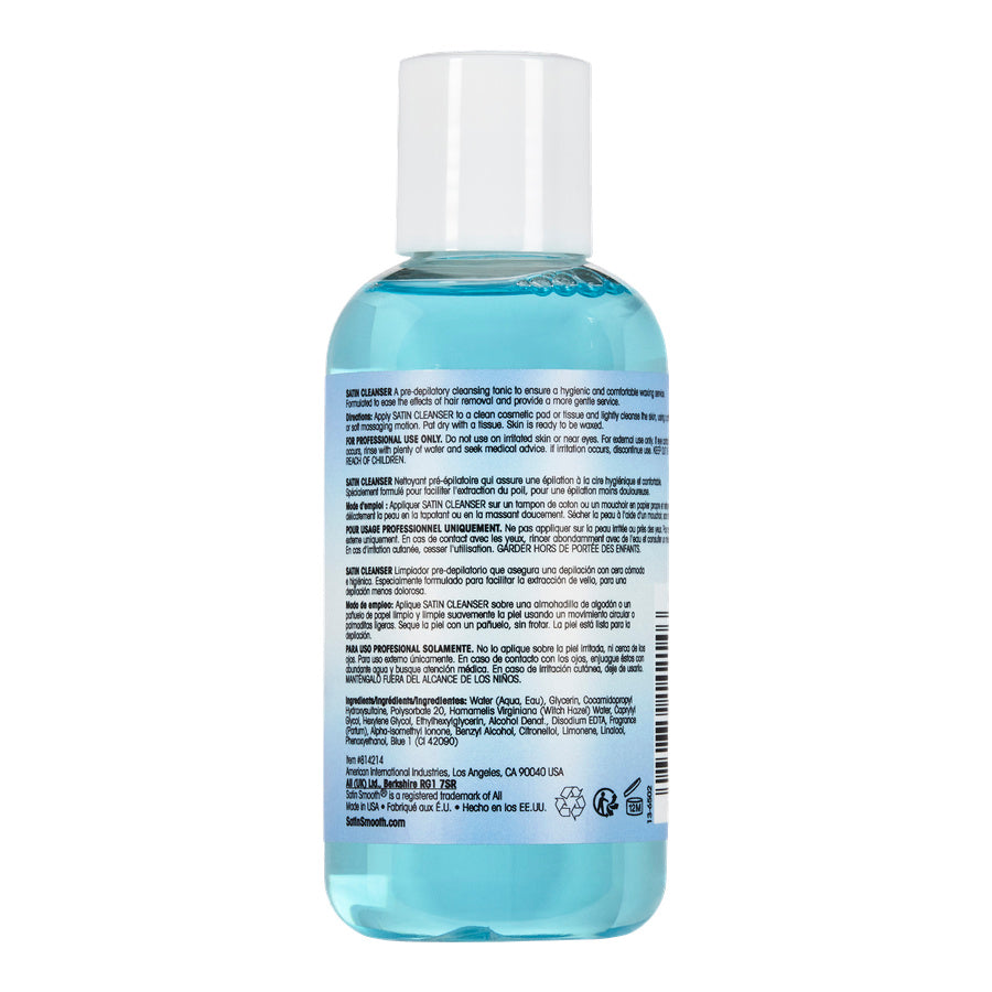 Satin Cleanser from the back