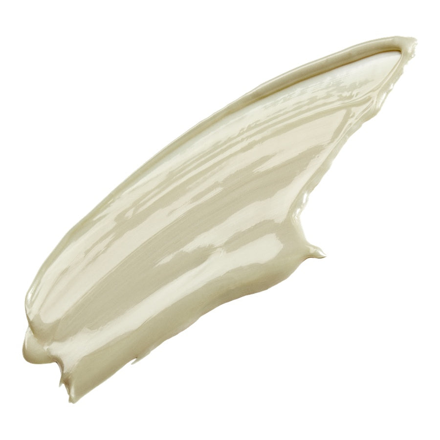 Satin Smooth Pebble Wax smear on a white background