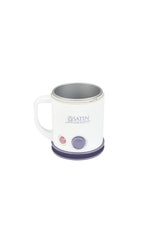 Satin Smooth wax warmer with open top and temperature control knob, designed for salon waxing.