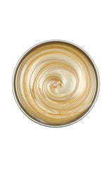 Top view of an open can of Satin Smooth Pure Soywax Wax showing its creamy golden pearl-like color