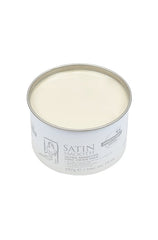 Angled top view of a 14 ounce can of Satin Smooth Zinc Oxide Wax displaying its contents