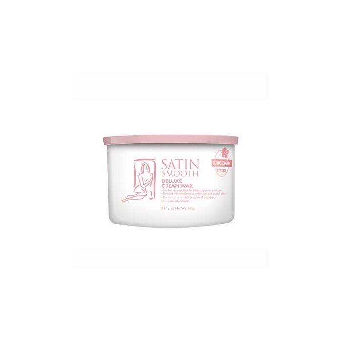 Satin Smooth Deluxe Cream Wax 14 oz. Soft and Hard Waxes Warmers