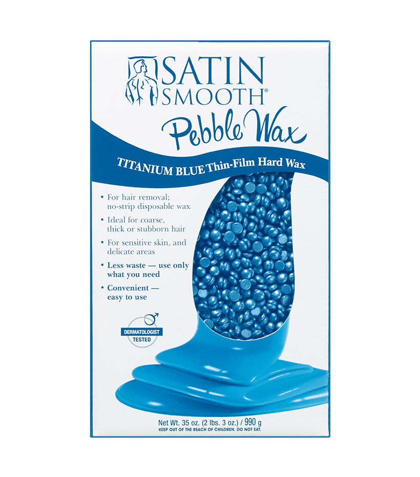 TITANIUM BLUE THIN FILM PEBBLE WAX